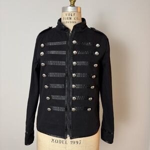 Military Style Cotton Twill Jacket size M